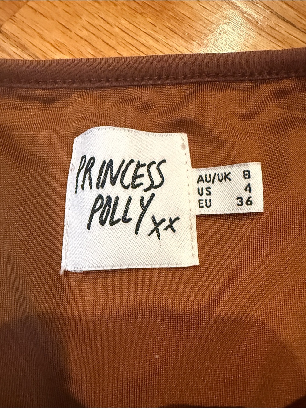 Princess Polly Brown Bodysuit - Picture 3 of 3